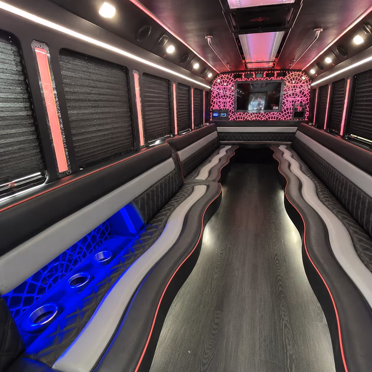 Rialto Concert & Music Festival Transportation party bus exterior