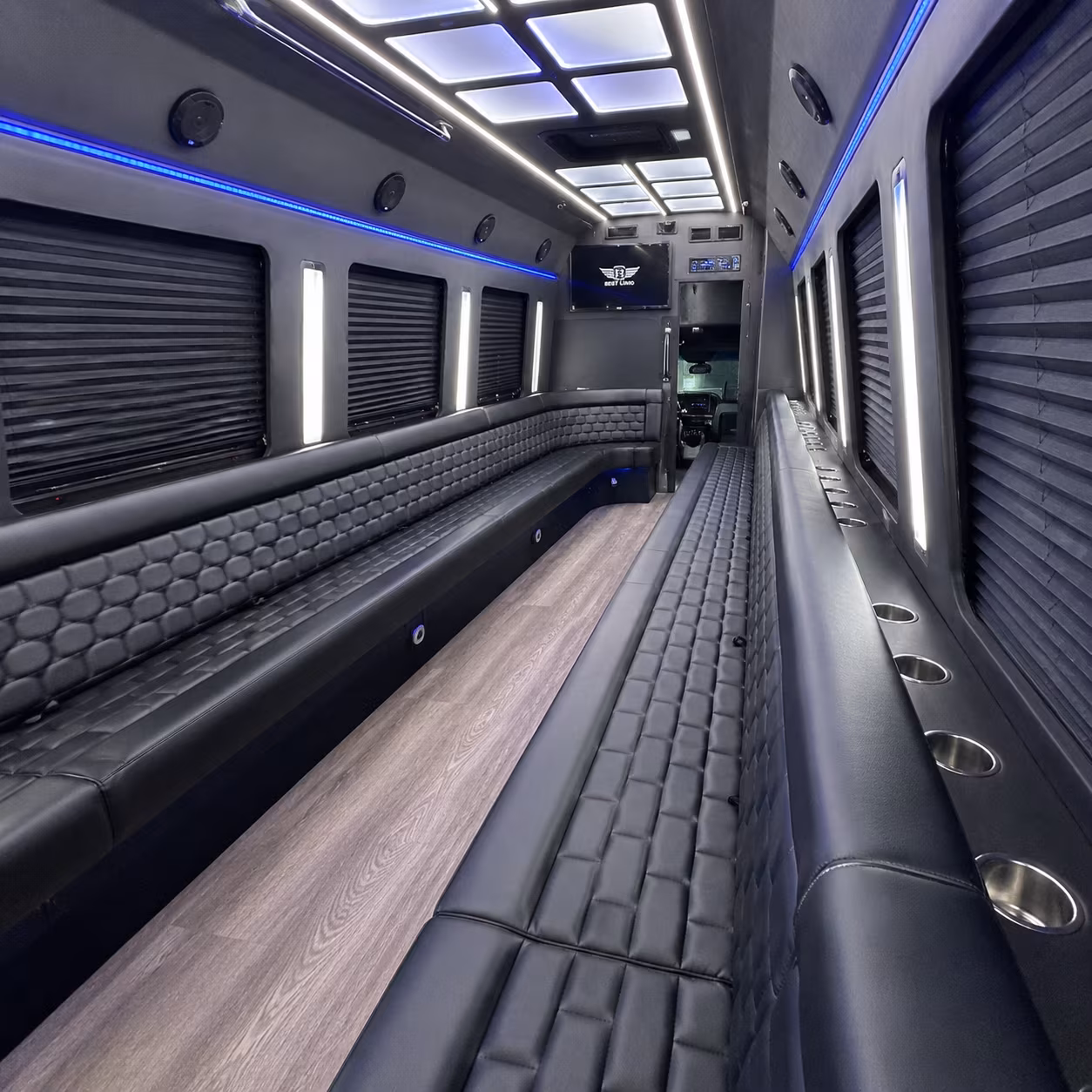 Rialto Concert & Music Festival Transportation party bus exterior