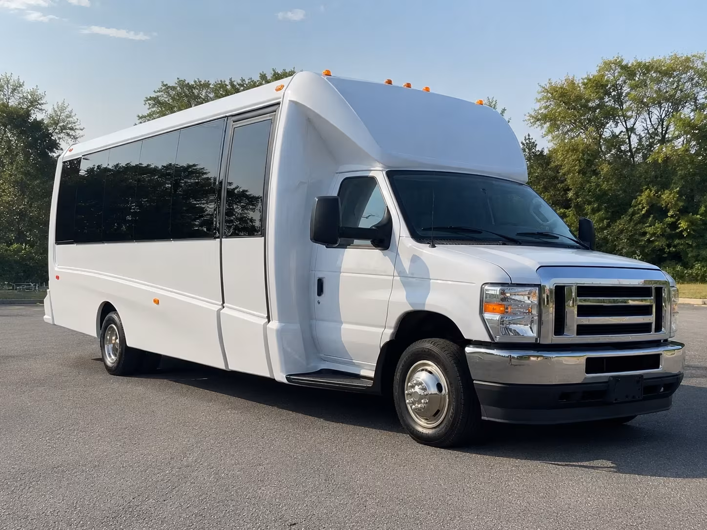 Rialto Private Event Transportation party bus exterior