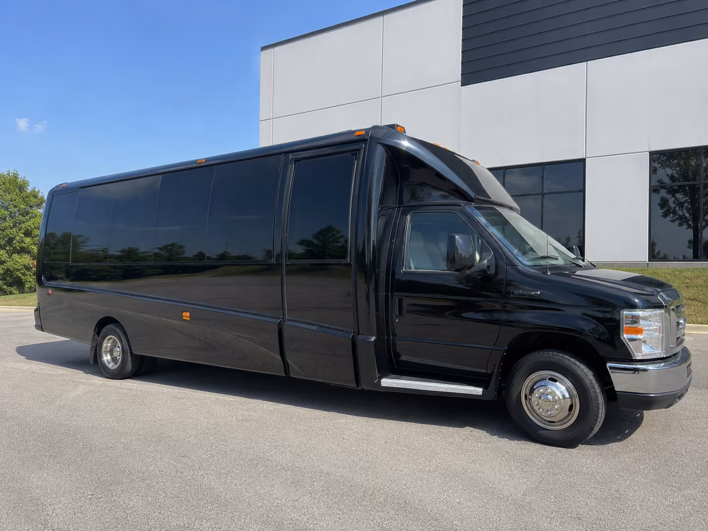 Rialto Prom & Homecoming Transportation party bus exterior