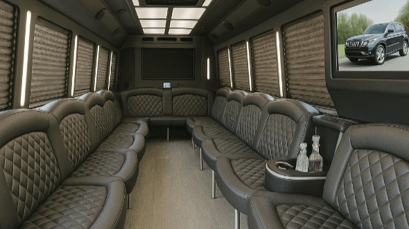 rialto 25 passenger party bus rental